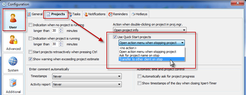 config_quickstart_project