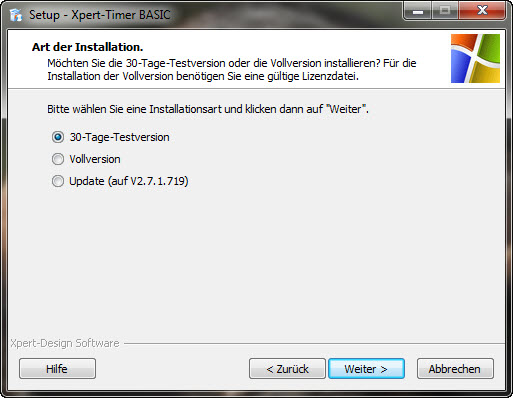 installation_testversion_basic
